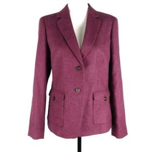 Brooks Brothers herringbone wool Stellita blazer